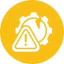 Minimal disruption icon